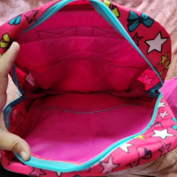 Girls Jojo Siwa Rainbow Sequined Full Size Backpack & Lunchbox Bag Set NWT - Picture 15 of 16